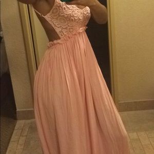Pink Maxi Dress